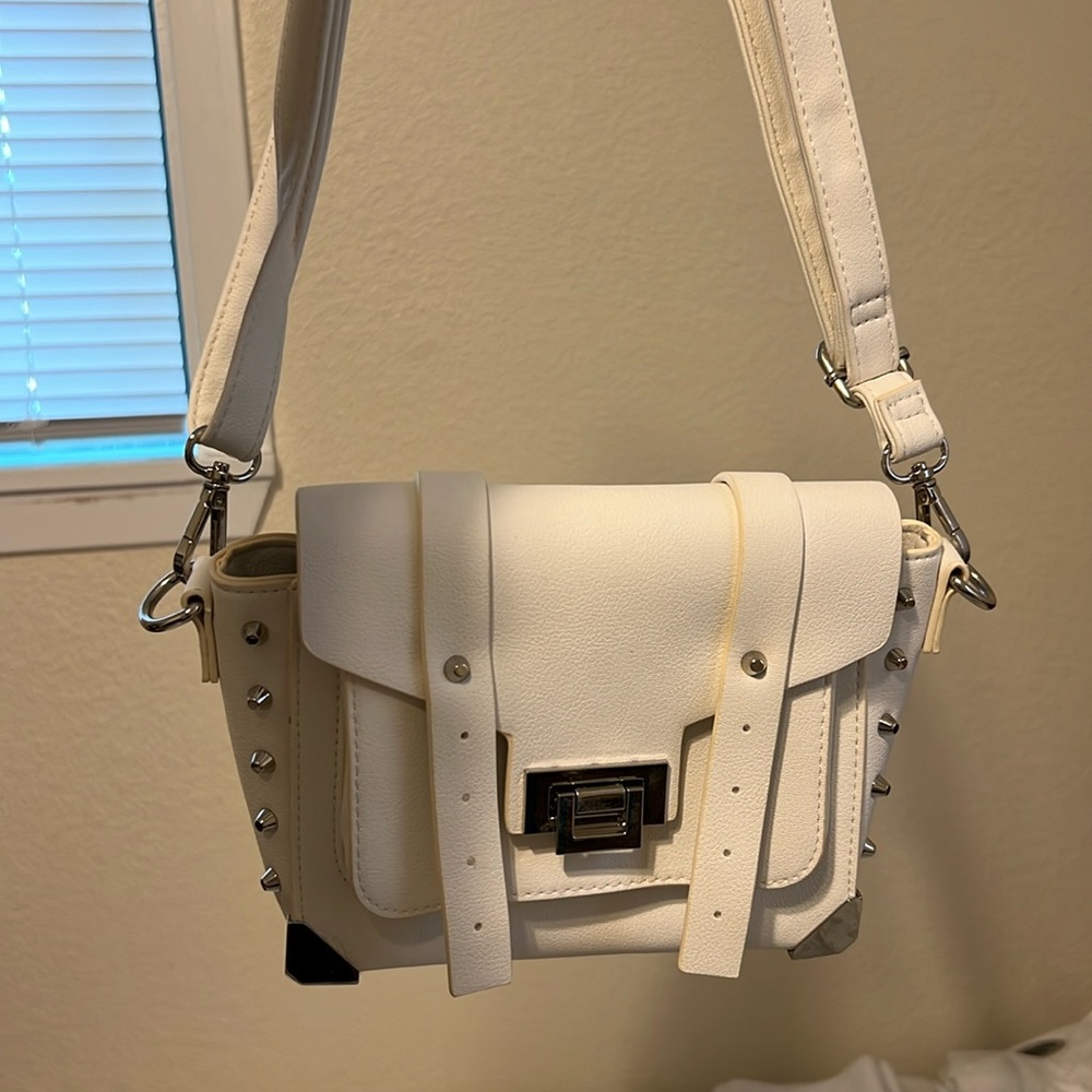 White purse